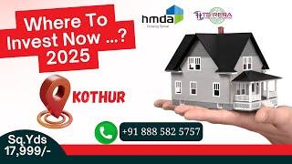 hmda villa plot in kothur full Gatedcommunity developments