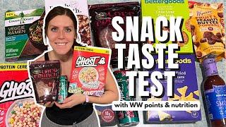 Healthy Snack Review | Trying New Healthy Foods | WeightWatchers Points, Calories, Macros