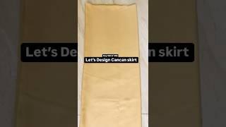 let’s learn how to design cancan skirt. #cancanskirt #learnonline