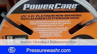 How to: Choosing a New Pressure Washer Hose | Pressurewashr.com