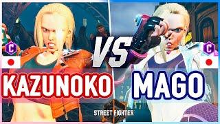 SF6  Kazunoko (Cammy) vs Mago (Cammy)  Street Fighter 6