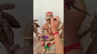 #Sardar Sarvai  papana goud#how to make with mud#shorts#koushikarts#