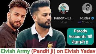 big space elvish yadav live on twitter space | Rudra | pandit elvish | elvish yadav | harsh yadav