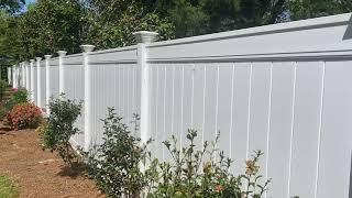 Lowes 6 foot Emblem vinyl fence