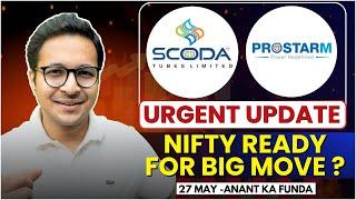 Prostarm Info Systems IPO | Scoda Tubes IPO | Nifty and Bank Nifty analysis | 27/5/2025