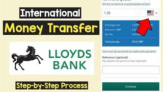 International Money Transfer Lloyds Bank | Send Money Outside UK | Sending Money Overseas |Send Fund