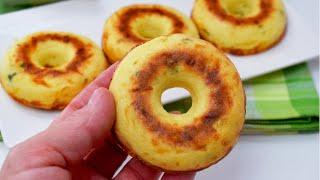 5 minutes snack easy and perfect :: Cheese Cauliflower Donuts | Simona Callas #28