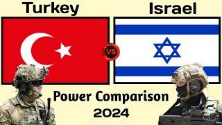 Turkey vs Israel Military Power Comparison 2024 | Israel vs turkey military power 2024