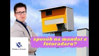 Czy jest sposób na mandat z fotoradaru? czy można niewskazać kierowcy? komentarz prawnika #shorts