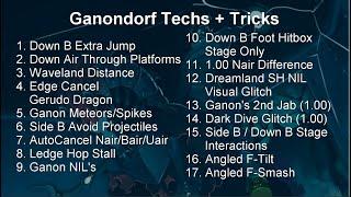 2020 Ganondorf Melee Techs Guide