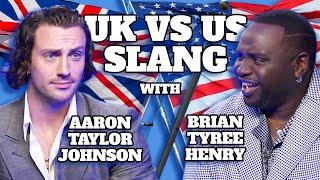 "What's A Simp?!" Aaron Taylor Johnson & Brian Tyree Henry UK Vs US Slang | Bullet Train Interview!