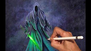 Fantasy Friday - Drawing a Wraith