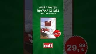 ⭐️ Çeşit çeşit boyama kitabı Tedi’de! #kırtasiye #HarryPotter #boyamakitabı #potterhead #okuladönüş