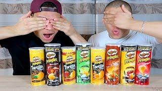 PRINGLES CHALLENGE !!! | Kelvin und Marvin