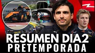 MCLAREN ASUSTA... | RESUMEN DIA 2 PRETEMPORADA F1 2025