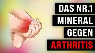 Die Nummer 1 unter den Mineralien gegen Gelenkschmerzen und Arthritis