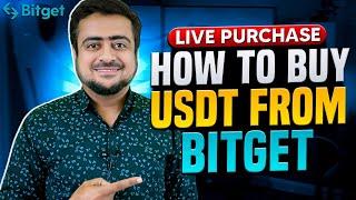 How To Buy USDT Using P2P From Bitget - Live Purchase