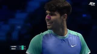 2024 Nitto ATP Finals: Alcaraz vs Rublev Highlights