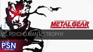 Vs. Psycho Mantis Trophy - Metal Gear Solid - Playstation 5