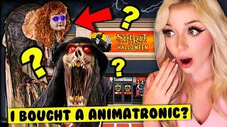 BUYING THE SCARIEST HALLOWEEN ANIMATRONIC AT SPIRIT HALLOWEEN! (*HALLOWEEN SHOPPING SPREE*)