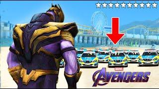 THANOS vs 10 Sterne POLIZEI! (GTA 5 Mod)