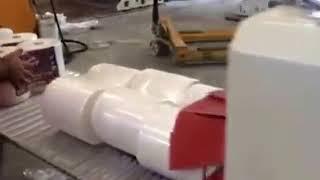 Two rolls maxi roll packing machine