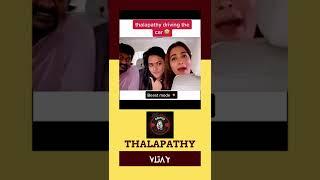 Thalapathy Vijay car drive with  Nelson, Pooja Hegde, Aparna Das | Vijay car ride | Beast Mode