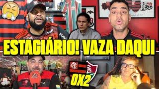 VAMOS RIR?! REAÇÕES DOS FLAMENGUISTA DESCONTROLADOS! REACT FLAMENGO 0X2 FLUMINENSE