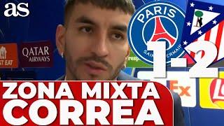 CORREA habla tras ser el HÉROE en PARÍS | PSG 1 - ATLÉTICO 2