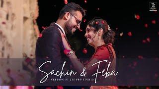 Southern Elegance in Raipur: Sachin & Feba's Christen Wedding | JTS PRO STUDIO