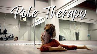 pole dance with me :) chill vibey low flow pole session w/ lofi music | Pole Therapy | Janay Way