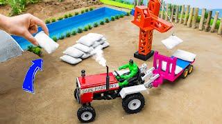 DIY Mini Tractor Transforms into Automatic Cargo Crane | Innovative Modern Farming Idea