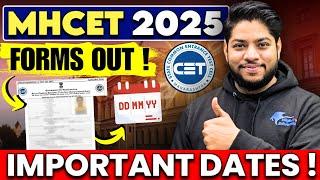 MAH CET 2025 Forms Out MBA MCA Registration Process start Important Dates Complete Detail