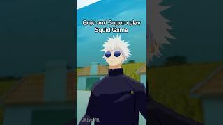 Gojo and Suguru play Squid Game #jjk #jujutsukaisen #gojosatoru #anime #vrchat #squidgame