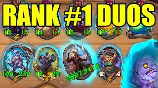 Casually Passing a 2800 Attack Cleave to my Teammate! ~ #1 NA Duos Hearthstone