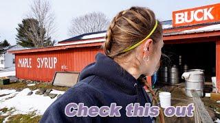 Making Maple Syrup! Behind the scenes