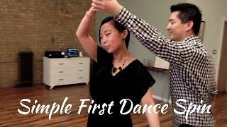 How to Dance at a Wedding | Simple Underarm Turn | Duet Dance Studio