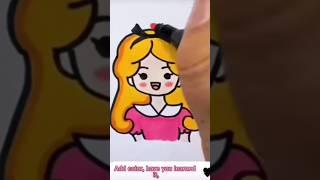 easy way to draw a girl|@fun with Hassan