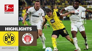 Pauli Fights, BVB Wins | Borussia Dortmund - FC St. Pauli 2-1 | Highlights | MD 7 – Bundesliga 24/25