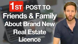 Best Way to Tell Sphere of Influence About New Career AS A BRAND NEW REAL ESTATE AGENT