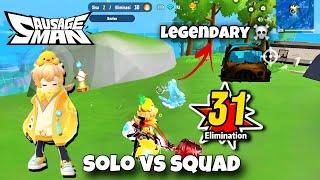 31 KILL!! NEW SET NAILONG  SOLO VS SQUAD SAUSAGE MAN ( EkimirzYtube )