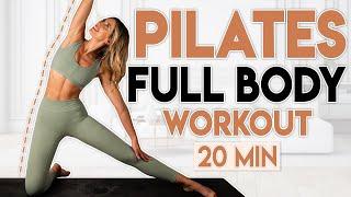 FAT BURN FULL BODY PILATES WORKOUT  Total Body Sculpt | 20 min