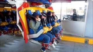 Six Flags Great Adventure: Superman the Ultimate Flight on Ride Front Row POV 1080p