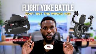 Hands-On Comparison: Thrustmaster Boeing Yoke and Honeycomb Alpha Yoke