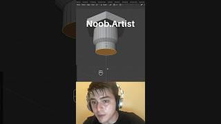 Noob vs Pro artist: making bolts #blendertutorial #blender #blendercommunity #blender3d #b3d