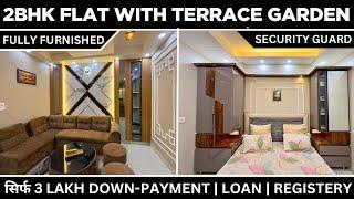 Society Flat 2Bhk Fully Furnished With Terrace Garden & Security Guarded In West Delhi 90%HomeLoan