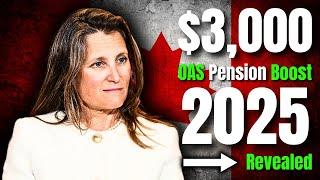 Canada $3,000 OAS Pension Boost in 2025 – Eligibility & Payment Dates Revealed!