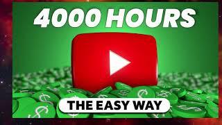 This is How i get 4000 Watchtime Hours for YouTube the Easy Way #youtubewatchtime