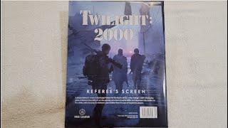 Twilight 2000 Referee's Screen Unboxing