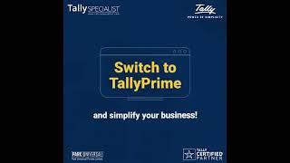 Switch to TallyPrime  #simplyprofessional #tallyprime